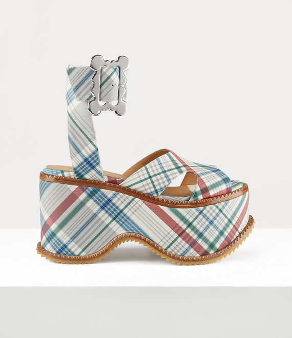 Vivienne Westwood london sandal in madras check